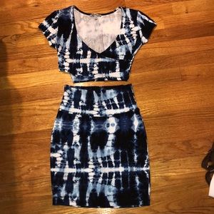 2 piece tie dye set